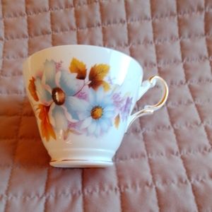 Regency Teacup blue floral Made in England.